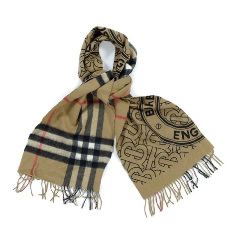 burberry monogram scarf price|Burberry check cashmere scarf sale.